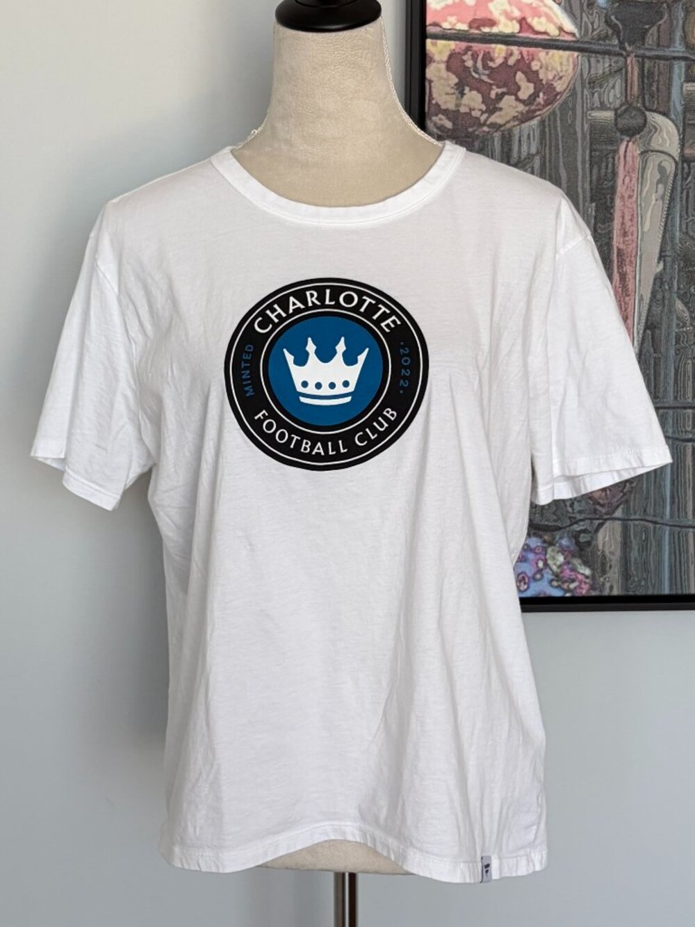Fanatics White CLT FC T-Shirt L
